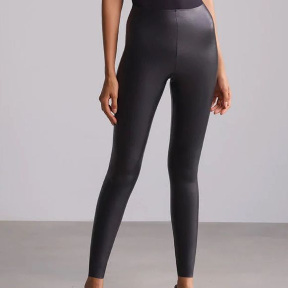 Commando Faux Leather Leggings Black - Picture 1 of 7